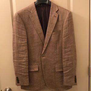 J. Crew Tan Herringbone Blazer